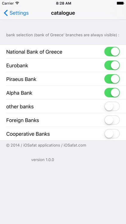 Greek Catalogue - Banks Free Version screenshot-4