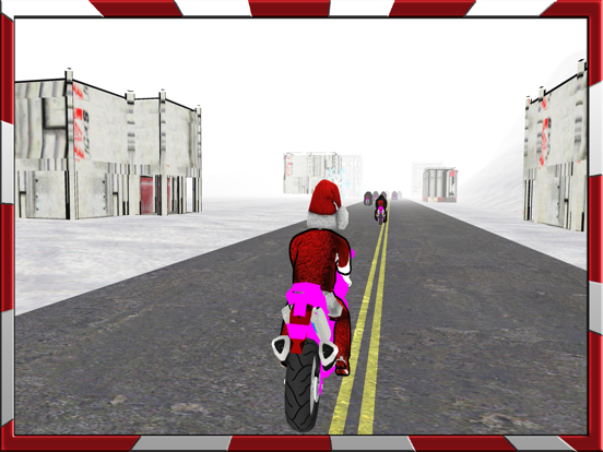 Santa Claus on Heavy Bike Adventure Simulator iPad screenshot