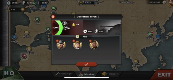 Screenshot of World Conqueror 3