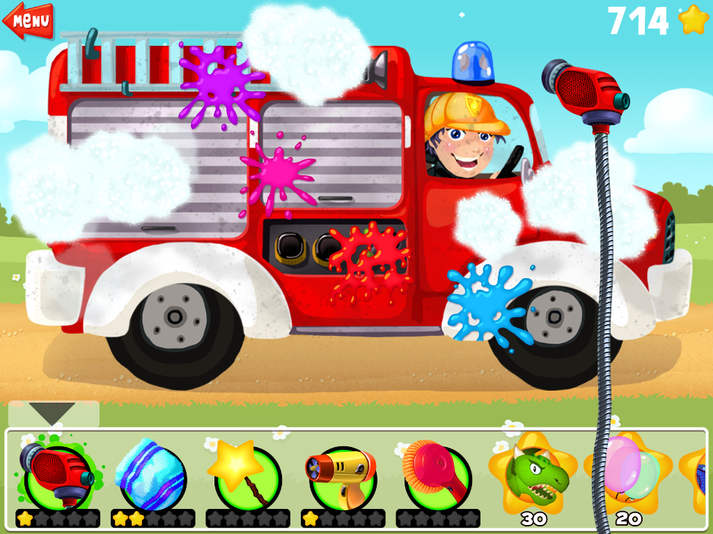 A Free Car Wash Game for Kids and Toddlers