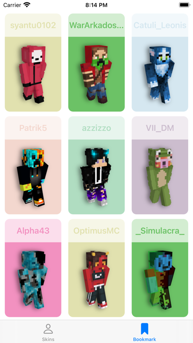 SKINS FOR MINECRAFT * SKINSEED Screenshot