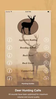 deer hunting calls new iphone screenshot 2