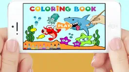 Game screenshot Ocean Shark Coloring Game For Kids Adults Free HD mod apk