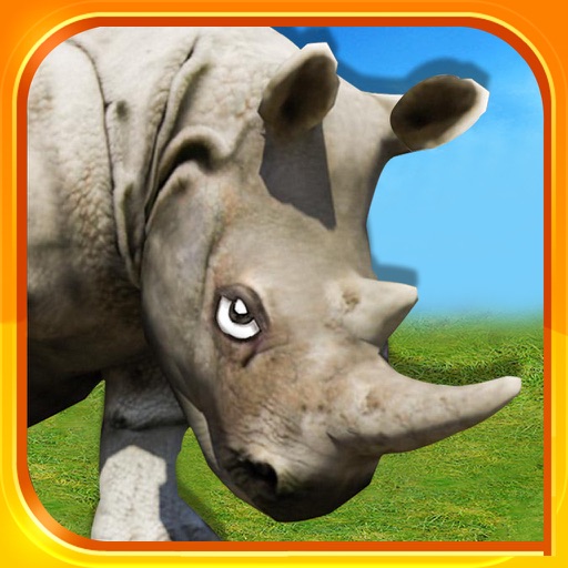 Ultimate Rhino Simulator 3D Animal Survival games Icon