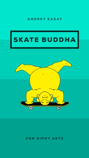 Skate Buddha. Animated Stickers by Andrey Kasay(圖1)-速報App