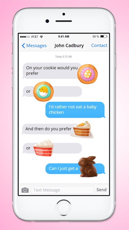 Easter Treats Cookies Cake and Candy Sticker Pack