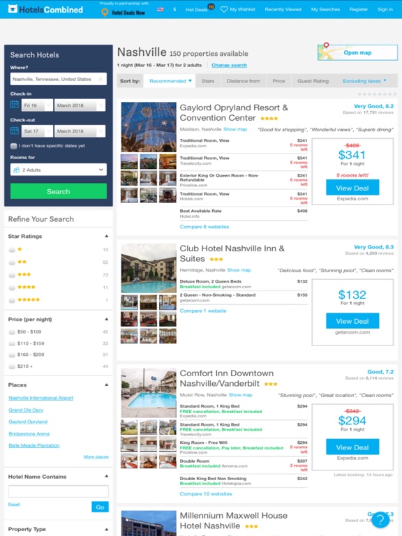 Screenshot #4 pour Hotel Deals Now