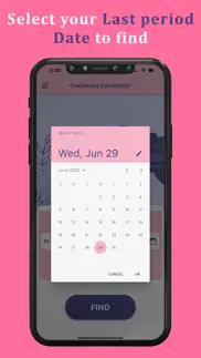ovulation + period tracker app iphone screenshot 2