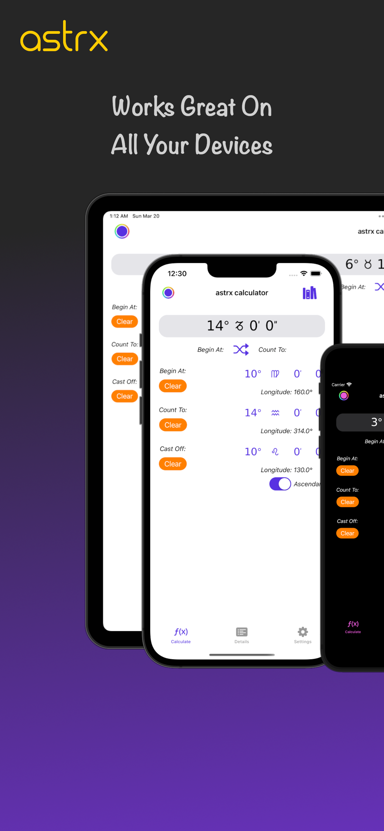 astrx Calculator