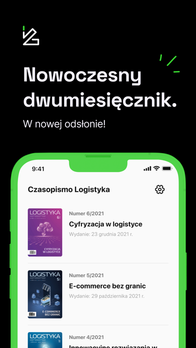Czasopismo Logistyka Screenshot