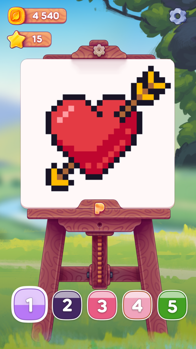 Screenshot #3 pour Pixelwoods: Coloriage & dessin