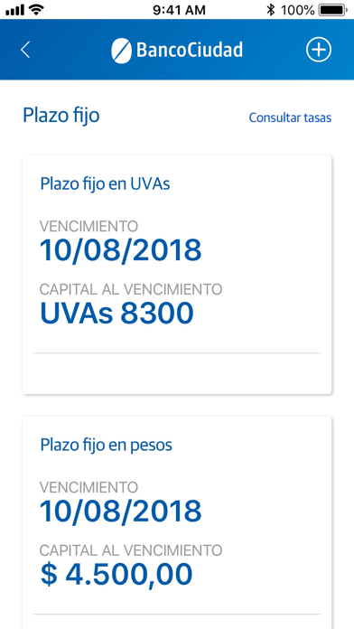 Banca Móvil Ciudad Screenshot