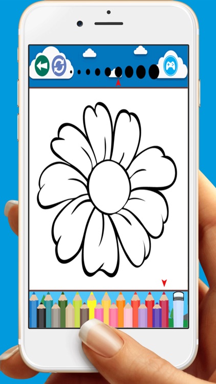 Butterfly Flower For Coloring Book Games