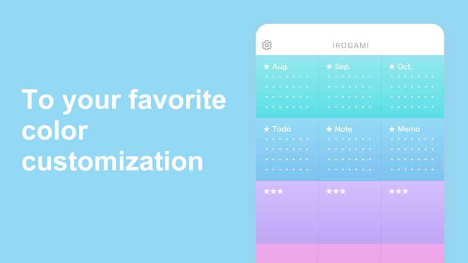 #5. IROGAMI: Beautiful Sticky Note (iOS) De: Yurisys LLC.