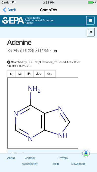 CompTox Mobile screenshot