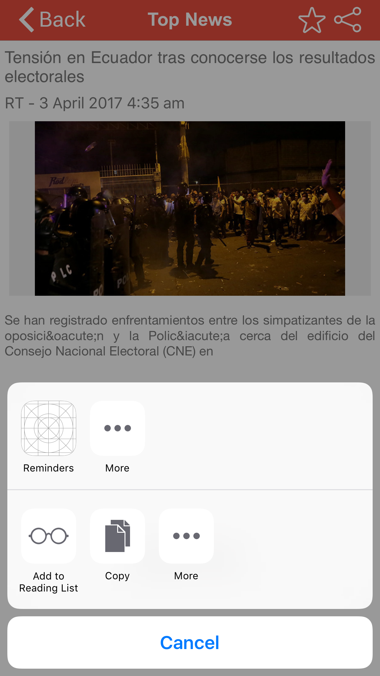 Top Ecuador News screenshot 5