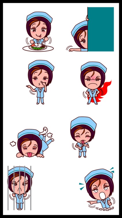 Cute Nurse Stickers screenshot-3