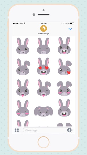Bunny Emojis(圖2)-速報App