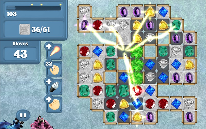 Screenshot #3 pour Frozen Dragon Gems