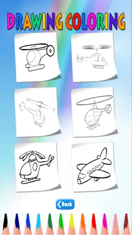 Game screenshot Helicopter Coloring Book - Learn Painting Plane hack
