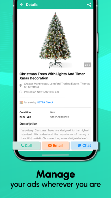 Tegara: Classified Ads UK Screenshot