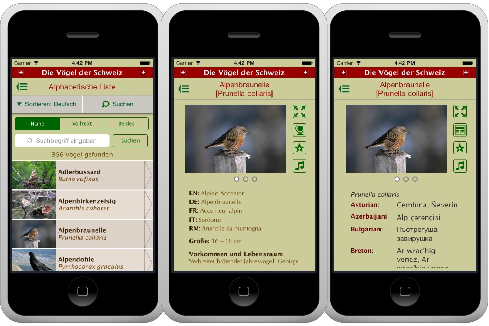 Die Vögel der Schweiz screenshot 3
