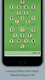Live Scores for AC Milan screenshot 3