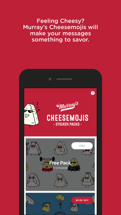 How to cancel & delete Cheesemojis by Murray’s from iphone & ipad 2