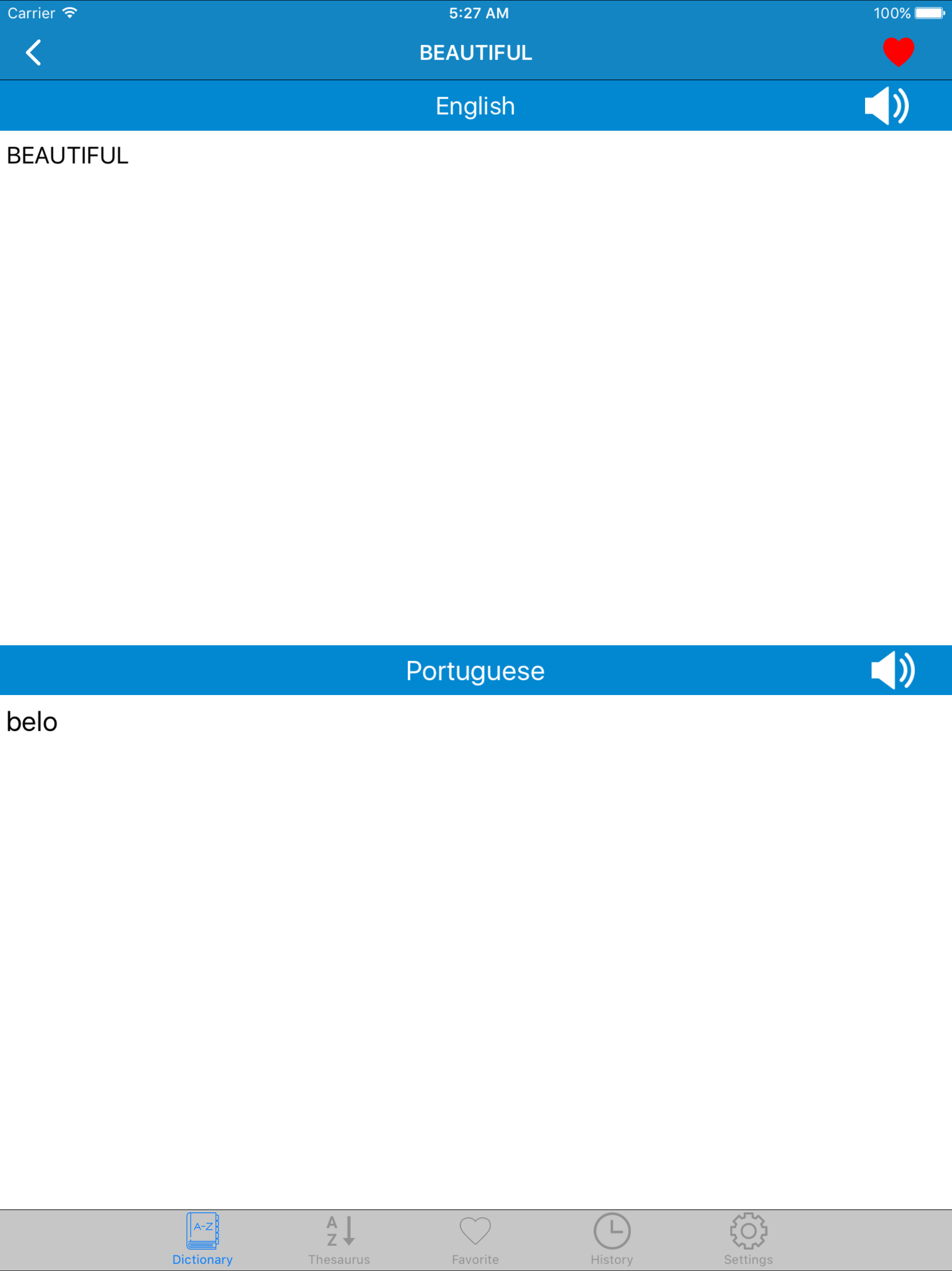 English to Portuguese, Portugues to Eng Dictionary