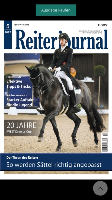 Reiterjournal E-Paper Screenshot