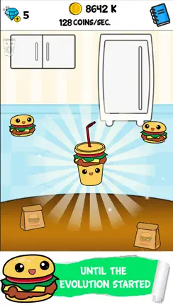 Burger Food Evolution - Clicker & Idle Game iPhone image 2