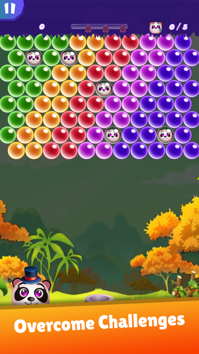 Screenshot #1 pour Bubble Shooter : Panda Legend