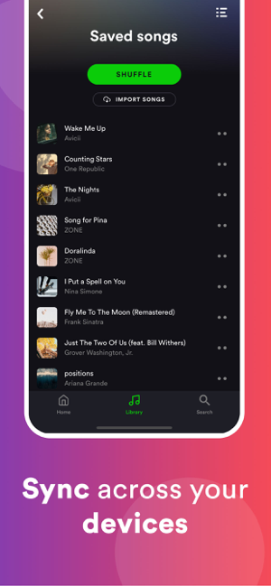 ‎eSound - MP3 Music Player App Screenshot