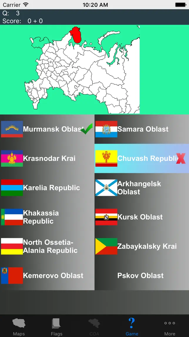 Russia State Maps, Flags and Capitals App Reviews – Features ...