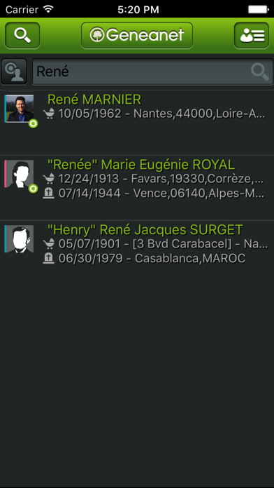 Screenshot #3 pour Geneanet