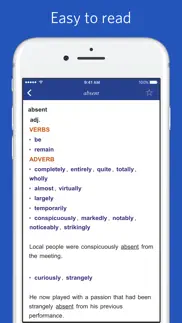 dictionary of english collocations iphone screenshot 2