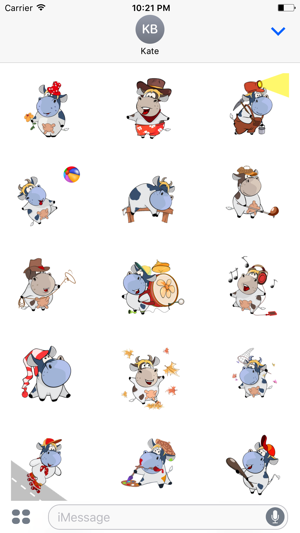 Dancing Cow - Animated Stickers(圖1)-速報App