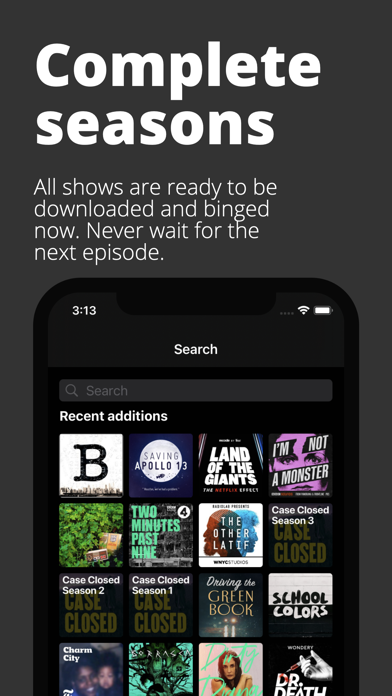 Season podcasts Screenshot