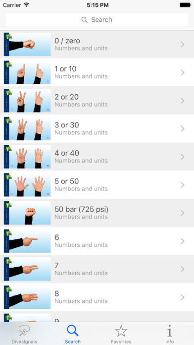 Dive Signals Screenshot
