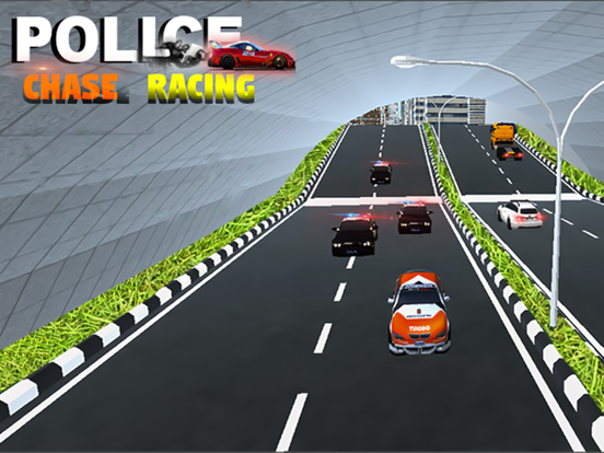 Screenshot #4 pour Police Chase Hot Car Racing Game of Racing Car 3D