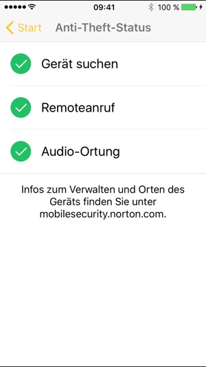 Norton Mobile Security Screenshot