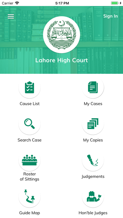Lahore High Court Screenshot