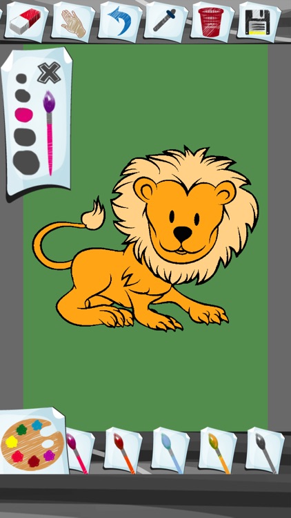 Lion Coloring Book App screenshot-3