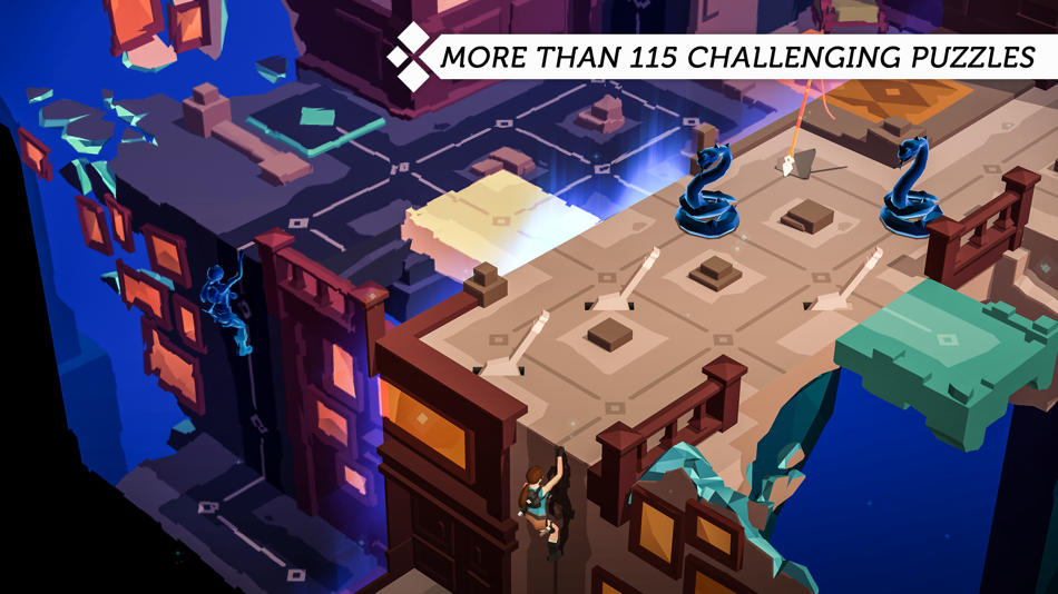 #1. Lara Croft GO (iOS) Podle: Deca Live Operations GmbH