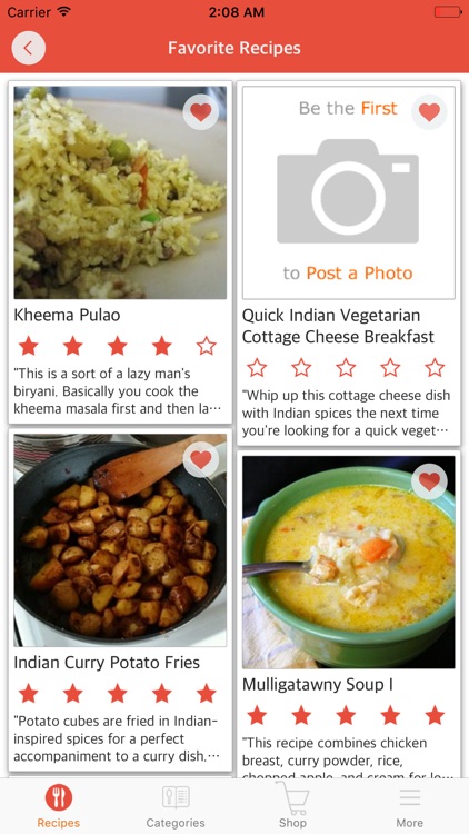 Indian Recipes - Free Sweet and Spicy Indian Food screenshot-3