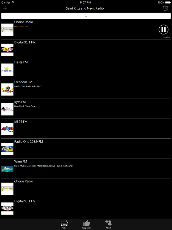Saint Kitts and Nevis Radio iPad screenshot 2 - Entertainment app