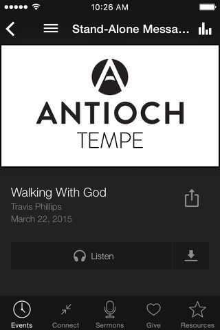 Antioch Community Church screenshot 2