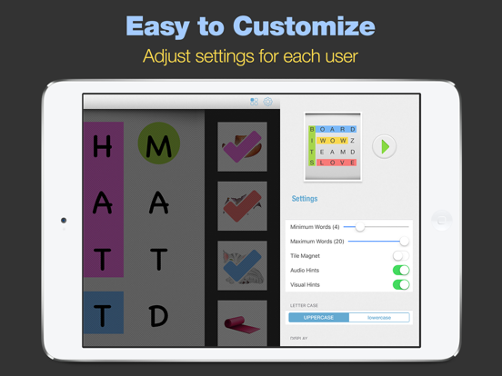 CVC Words - Word Family Games iPad screenshot 4 - Education app