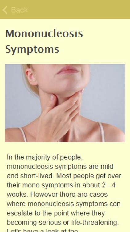 Symptoms Of Mono