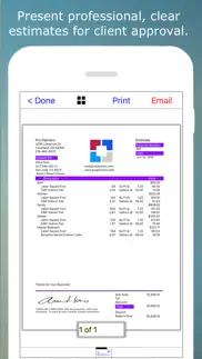 painting contractor estimates iphone screenshot 3